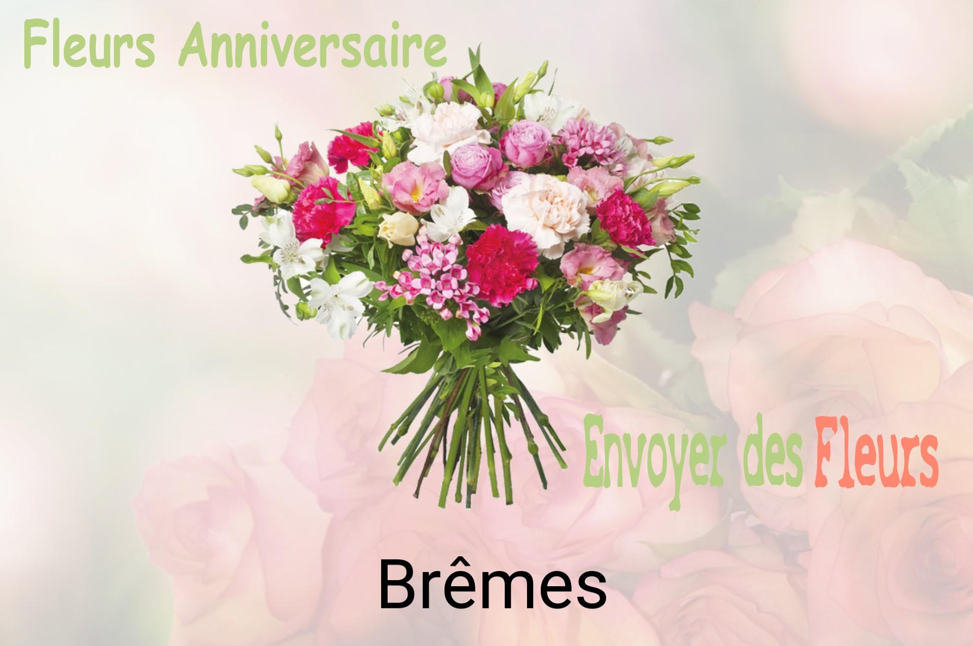 Bouquet de fleurs d’anniversaire livré à Brêmes